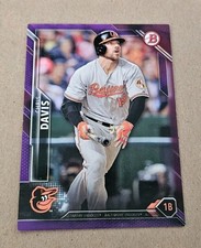 Chris Davis - 2016 Bowman - PURPLE - #ed 187/250 - Baltimore Orioles
