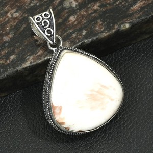 Scolecite Gemstone Handmade Antique Design Pendant Jewelry Gift 2" AP-49245