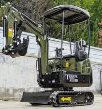 FREE SHIP Mini Excavator 1.3 Ton 22.1hp Mini Digger Crawler Gas HONDA EPA Engine