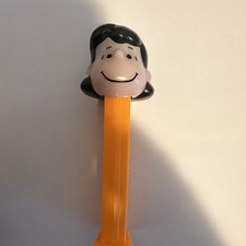 PEZ Dispenser Lucy (Peanuts) Orange Stem Cartoon Characters Theme