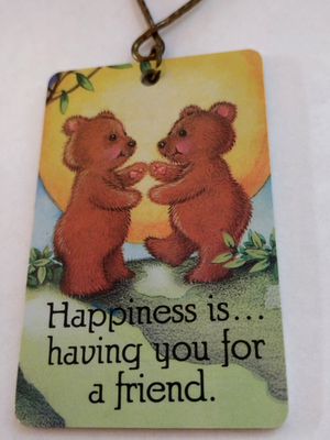 #ad #ad Happiness Is...Having You For A Friend Paula#x27;s 1990 Keyring $13.23