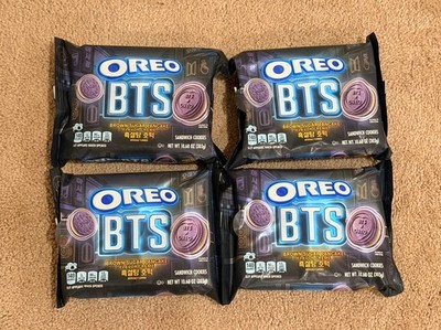 BTS OREO & BROWN SUGAR PANCAKE COOKIES! LIMITED EDITION (4 NEW PACKS) FREE SHIP!