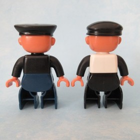 Lego DUPLO Police Officer Criminal Inmate Prisoner Replacement Figure Lot 5602