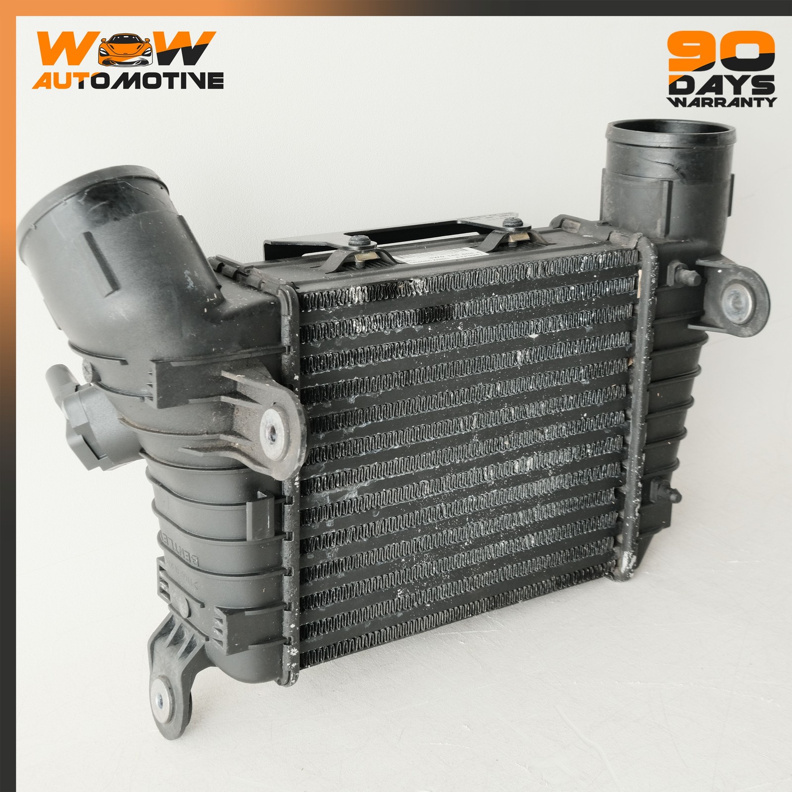 04-13 BENTLEY CONTINENTAL GTC FLYING SPUR RIGHT INTERCOOLER CHARGE AIR COOLER OE