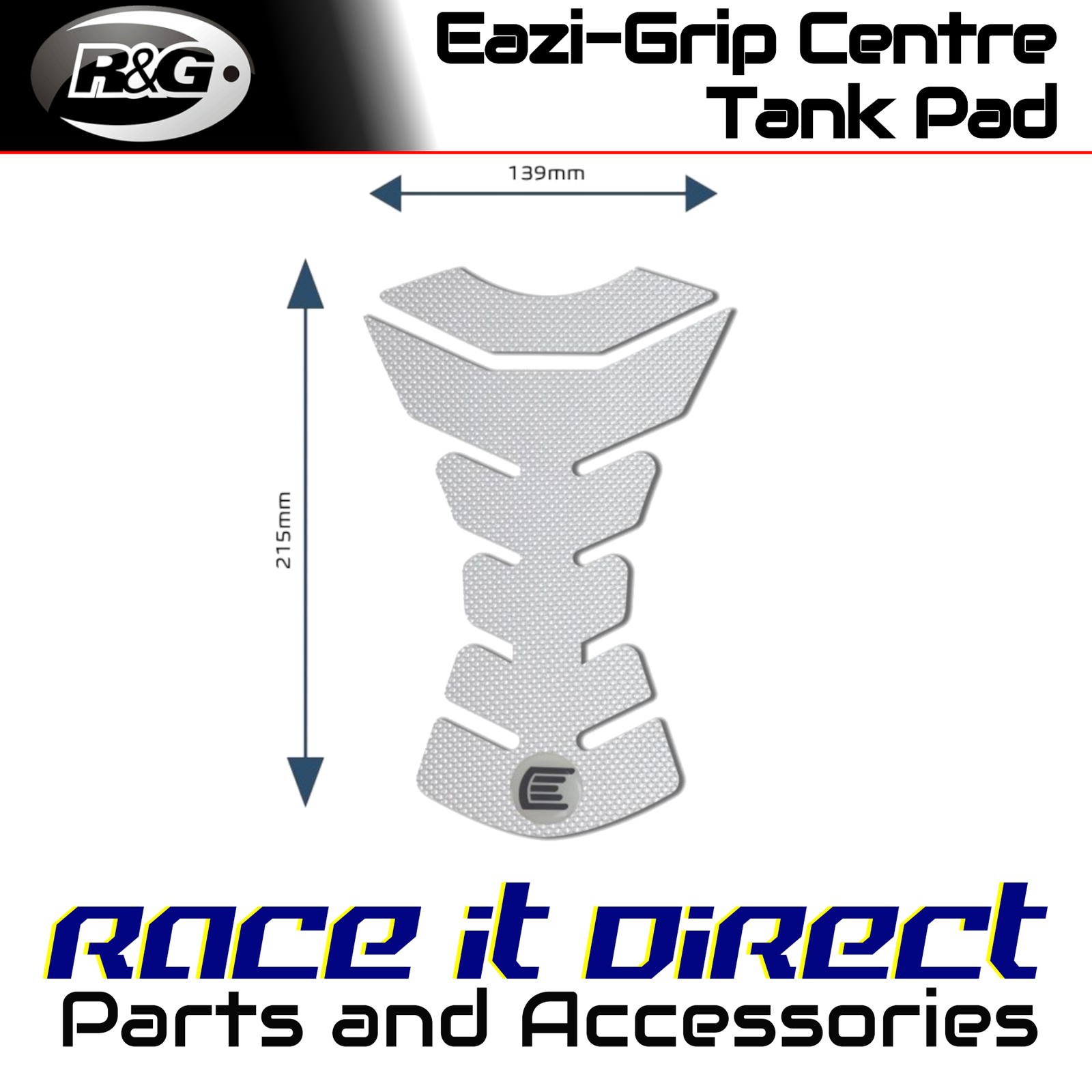Eazi-Grip Centre Tank Pads for Yamaha Tracer 9 GT PLUS 2023-2026 Pro D Clear