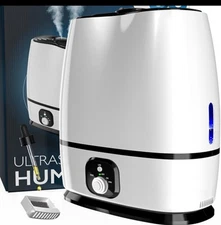Everlasting Comfort Cool Mist Humidifiers for Bedroom 6L - C. White 