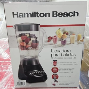 Hamilton Beach Smoothie Blender 10 Speed 56 oz Large Jar 50167 New In Box