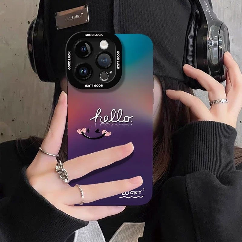 Funda Para iPhone 16 Pro Max 15 14 13 12 Mini 11 XR XS Gradiente Mate Teléfono Cubierta Foto 2 de 4