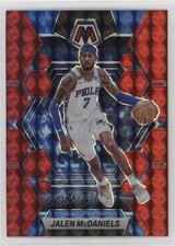 2022-23 Panini Mosaic Red Mosaic Prizm Jalen McDaniels #175 0y59