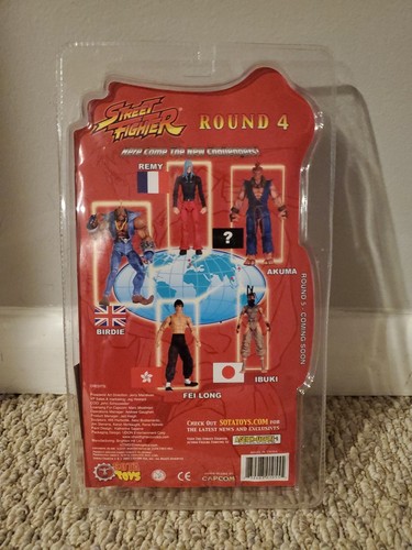 Remy Street Fighter Capcom Player Select Round 4 2005 Action figure Sota Toys - Picture 2 of 2