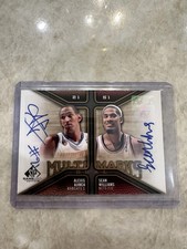 2009-10 SP Game Used Multi Marks Dual Alexis Ajinca Sean Williams #MD-WA Auto