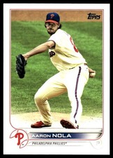 Aaron Nola 2022 Topps #337 Phillies MLB READ FREE SHIPPING AutographDen