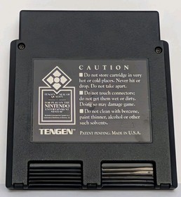 Pac-Mania NES Tengen Nintendo Cartridge Only Tested Authentic Black Cart