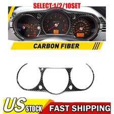 Carbon Fiber Inner Instrument Cluster Panel Cover For Nissan 350Z 03-09 1~10X