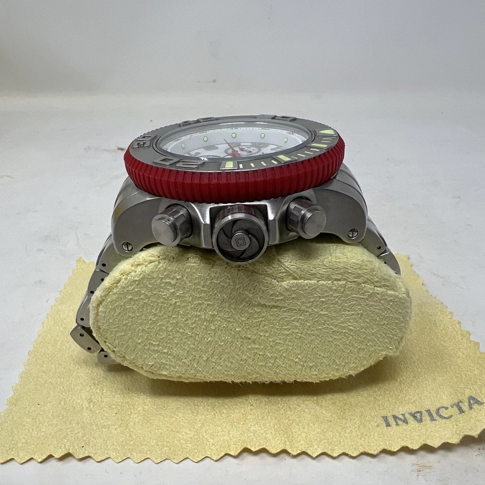 Invicta Pro Diver Masters Of Ocean Sea Hunter 58 mm Blanco MOP Modelo 16653 con Caja Foto 4 de 4