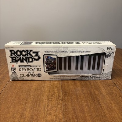 Rock Band 3 Wii Wireless Keyboard NEW SEALED Nintendo Mad Catz Guitar Hero MTV