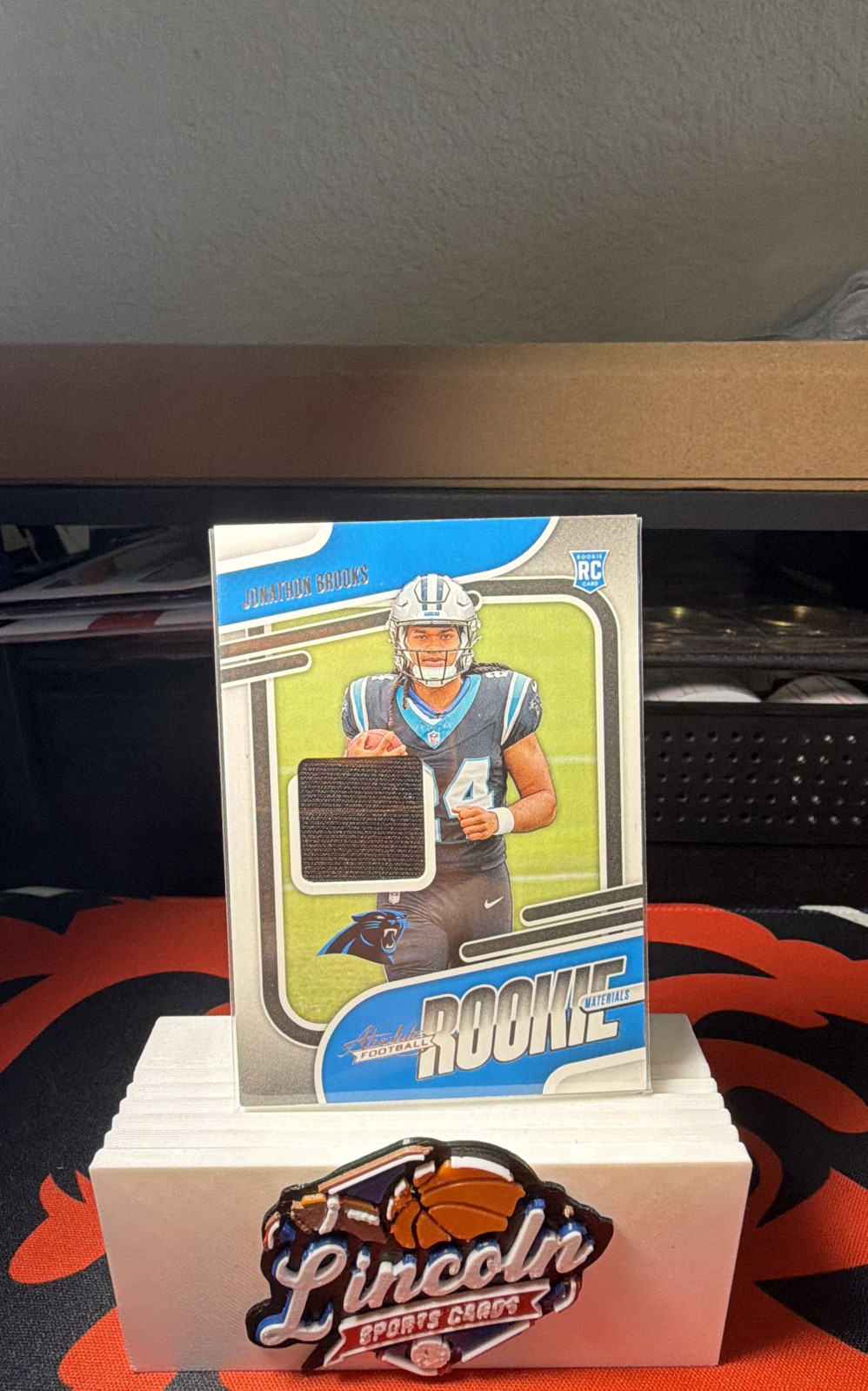 2024 Panini Absolute - Absolute Rookie Materials Jonathon Brooks #ARM-JBS (MEM,