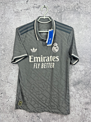 REAL MADRID JERSEY 2024-25 THIRD AUTHENTIC SOCCER SHIRT ADIDAS MEN