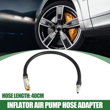 40cm Hose Length Universal Car Close Inflator Air Pump Extension Hose Adapter