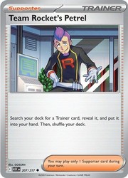 Team Rocket's Petrel 207/217 Mega Evolutions: Ascended Heroes