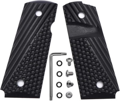 1911 G10 Grips, Compact Size Officer OPS Texture 6 Color Options