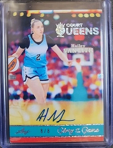 2025 Leaf Glory Of The Game HAILEY VAN LITH Court Queens Auto #8/8