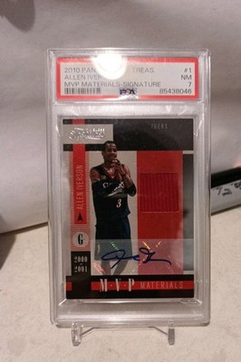 2010-11 Timeless Treasures - Mvp Materials Allen Iverson #1 Signatures /25  