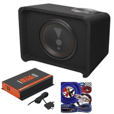 JBL Club 1200P 12" Enclosure 1200W  STX Audio 2000W Car Audio Amp  Kit