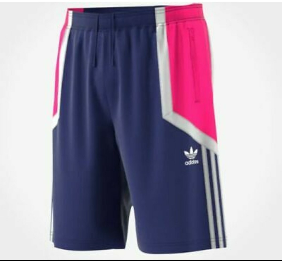 2016 ADIDAS Originals Nova Shorts Blue Pink White Sz 2XL XXL - Main Image