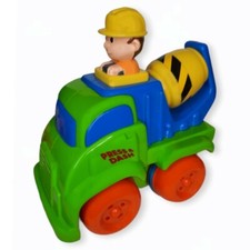 Press  Dash Cement Truck Mixer Fun on Wheels Baby Toy Car Construction Vehicle