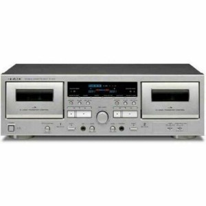 TEAC Silver Double Cassette Deck W-1200