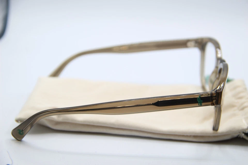 NUEVOS ANTEOJOS ALEXANDER MCQUEEN PH 2262 6085 MARRÓN TRANSPARENTE AUTÉNTICOS CON ESTUCHE 50-21 Foto 4 de 4