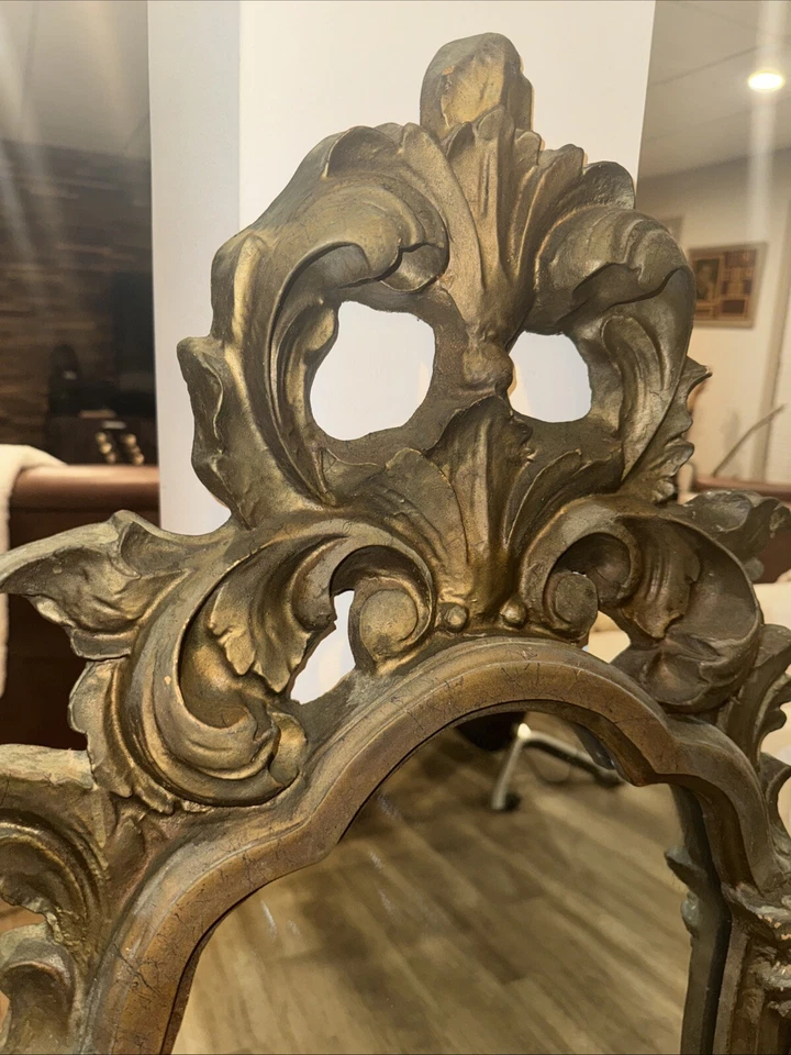 Vintage Rococo Gilt Grand Mirror - Image 2 of 4