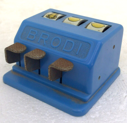Brodi Vintage Toy Slot Machine Blue - Picture 7 of 7