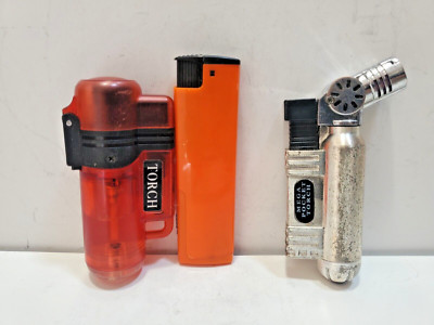 BUY ONE, GET TWO FREE Vintage Working  Lighters, LOT OF 3 FREE SHIPPING  6301/35