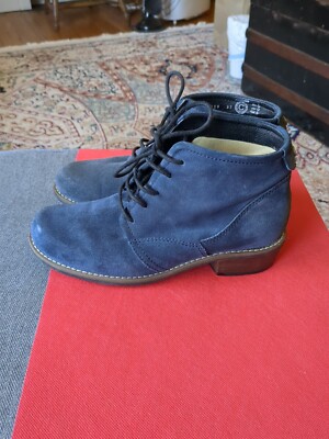 Blue Suede Walk Over short boots hopeusnice Women main image 3