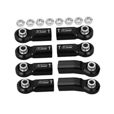 GPM Racing Rear Link Bar Aluminum Ball Ends Black : Axial 1/6 SCX6