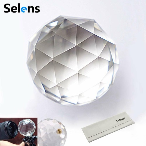 Selens Lens Flare Prism sfera magica fotografia sfera cristallo con foro 1/4" regalo - Foto 2 di 17