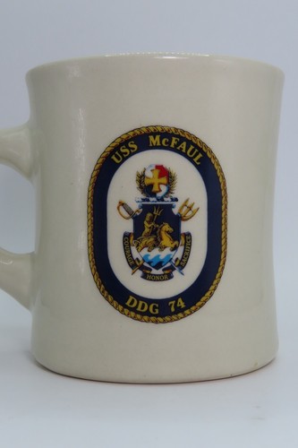 Excellent - USS MCFAUL DDG 74 - Victory Mug - Coffee Cup - United States Navy - Picture 14 of 15