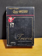 Vintage 1984 Professor Quizzle's Quiz Wizard Trivia MASTER EDITION Game EUC