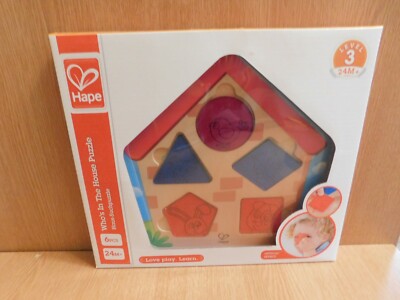 Hape Who s In The House Puzzle Lernspielzeug 24 Monate +