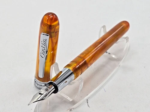 Conklin Symetrik Fountain Pen Precious Amber Fine Nib - product listing photo