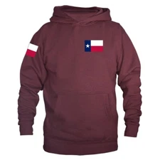 State of Texas Flag Crest TX Graphic Hoodie
