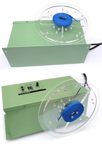 Small Handmade Electric Winding Machine Ribbon Shoelace Winder with Foot Switch - Picture 8 of 9