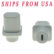 2x White Guitar 3 or 4 Way Pickup Switch Tip Top Hat Switch Tip for US Tele
