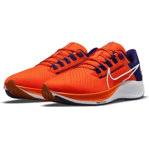 Nike Air Zoom Pegasus 38 Clemson Tigers NCAA Men Shoes Size 10 Orange DJ0819-800 - Picture 3 of 23
