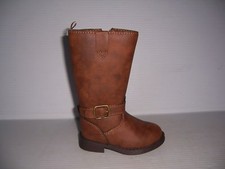 OshKosh B'gosh Maryilyn Toddler Girls Brown Riding Boots Size 5 NEW