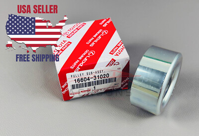 16604-31020 GENUINE TOYOTA PULLEY SUB-ASSY IDLER NO.2 OEM