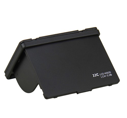 JJC Black LCH-3.0B Universal LCD Hood 3.0 for 3.0inch LCD Screen Display Camera - Picture 4 of 5