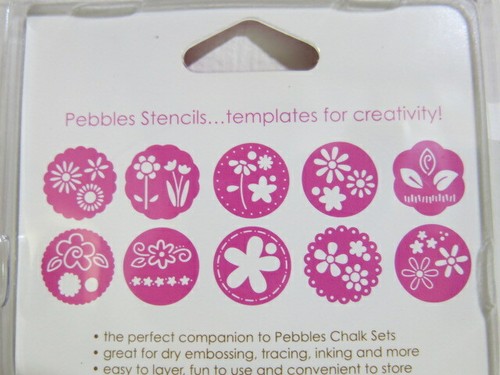 Craft Supply Scrapbooking Pebbles Stencils Templates Card Making - Picture 9 of 18